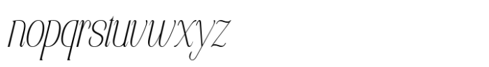 Elsain Serif Font Thin Italic Font LOWERCASE