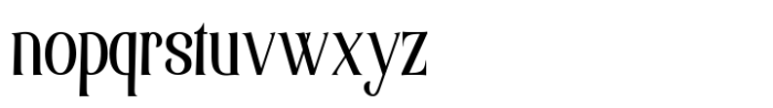 Elsain Variable Regular Font LOWERCASE