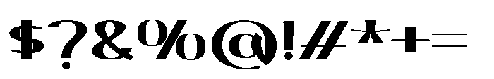Elsyah Bold Font OTHER CHARS