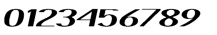Elsyah Extra Bold Oblique Font OTHER CHARS