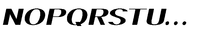 Elsyah Extra Bold Oblique Font UPPERCASE