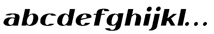 Elsyah Extra Bold Oblique FONT