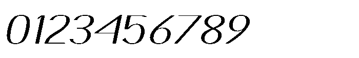 Elsyah Extra Light Oblique Font OTHER CHARS