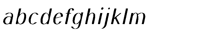 Elsyah Extra Light Oblique FONT