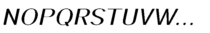 Elsyah Light Oblique Font UPPERCASE