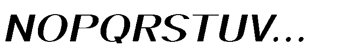 Elsyah Medium Oblique Font UPPERCASE