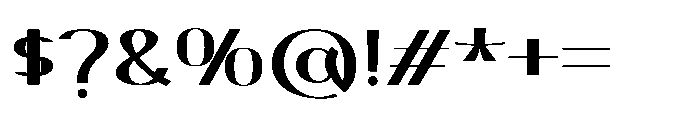 Elsyah Medium Font OTHER CHARS