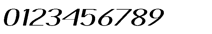 Elsyah Oblique Font OTHER CHARS