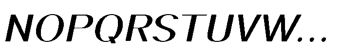 Elsyah Oblique Font UPPERCASE