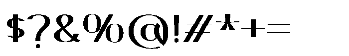 Elsyah Regular Font OTHER CHARS