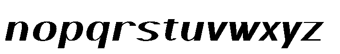 Elsyah Semi Bold Oblique Font LOWERCASE