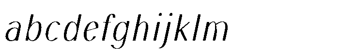 Elsyah Thin Oblique FONT