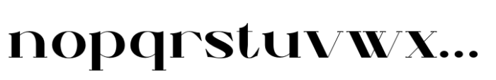 Elthia Extra Bold Font LOWERCASE