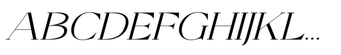 Elthia Italic Font UPPERCASE
