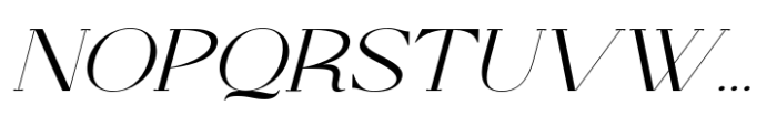 Elthia Italic Font UPPERCASE