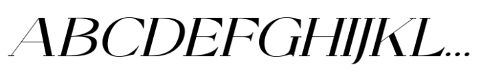Elthia Medium Italic Font UPPERCASE