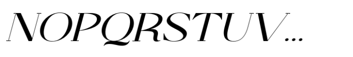 Elthia Medium Italic Font UPPERCASE