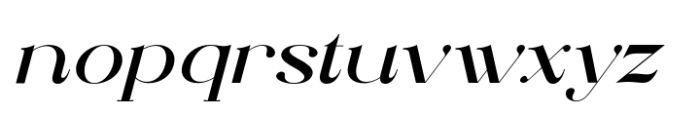 Elthia Semi Bold Italic Font LOWERCASE