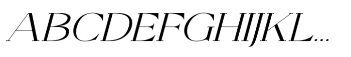 Elthia Variable Italic Font UPPERCASE