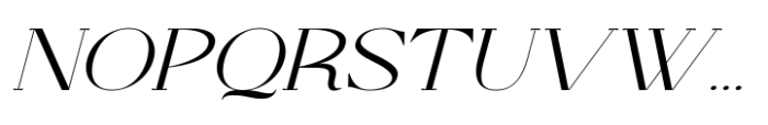 Elthia Variable Italic Font UPPERCASE