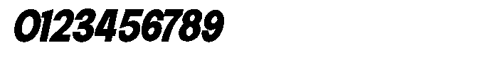 Elvara Sans Black Condensed Italic Font OTHER CHARS