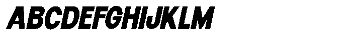 Elvara Sans Black Condensed Italic Font