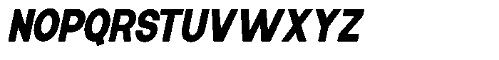 Elvara Sans Black Condensed Italic Font UPPERCASE