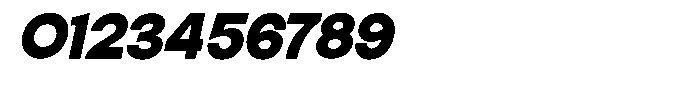Elvara Sans Black Expanded Italic Font OTHER CHARS