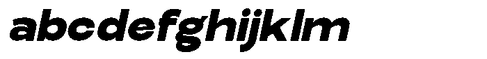 Elvara Sans Black Expanded Italic FONT