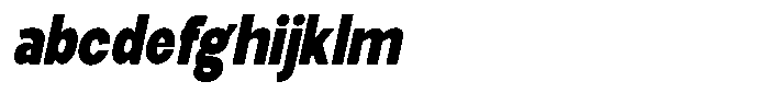 Elvara Sans Black Extra Condensed Italic FONT
