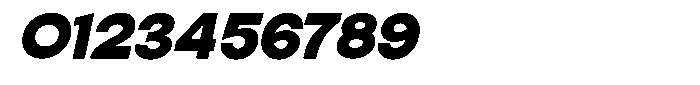 Elvara Sans Black Extra Expanded Italic Font OTHER CHARS