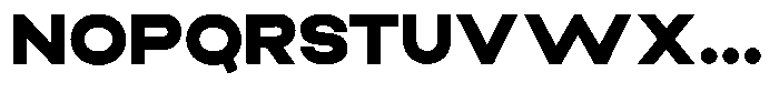 Elvara Sans Black Extra Expanded Font UPPERCASE