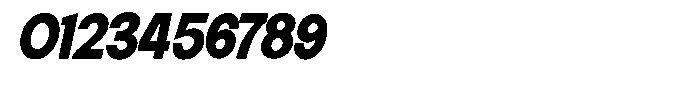 Elvara Sans Black Semi Condensed Italic Font OTHER CHARS