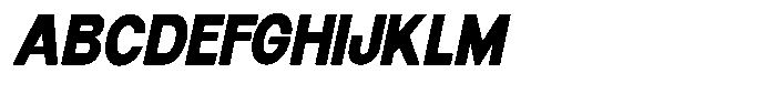 Elvara Sans Black Semi Condensed Italic Font