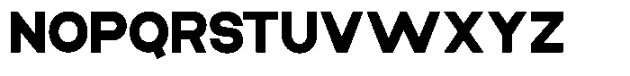Elvara Sans Black Semi Expanded Font UPPERCASE