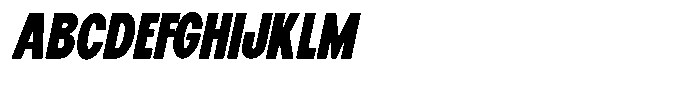 Elvara Sans Black Ultra Condensed Italic Font