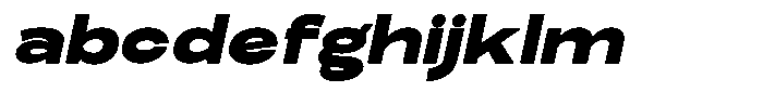 Elvara Sans Black Ultra Expanded Italic FONT