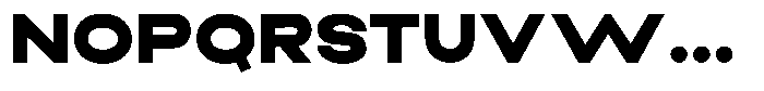 Elvara Sans Black Ultra Expanded Font UPPERCASE
