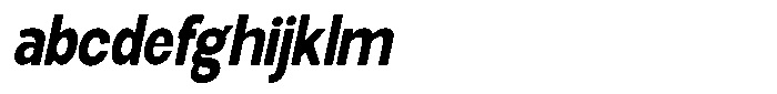 Elvara Sans Bold Condensed Italic FONT