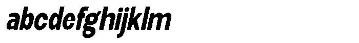Elvara Sans Bold Extra Condensed Italic FONT