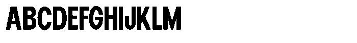 Elvara Sans Bold Extra Condensed Font UPPERCASE