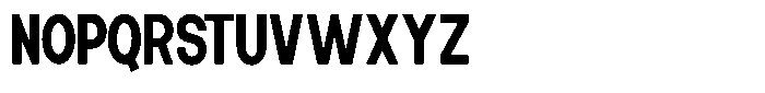 Elvara Sans Bold Extra Condensed Font UPPERCASE