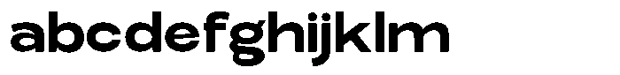Elvara Sans Bold Extra Expanded FONT