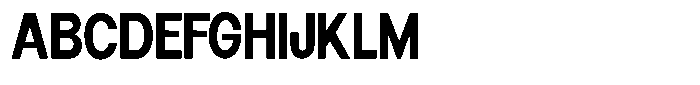 Elvara Sans Bold Semi Condensed Font UPPERCASE
