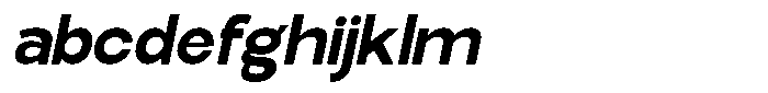 Elvara Sans Bold Semi Expanded Italic FONT