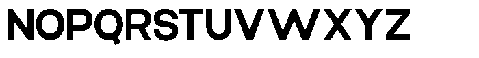 Elvara Sans Bold Semi Expanded Font UPPERCASE
