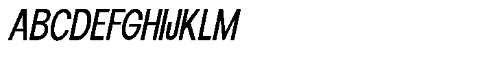 Elvara Sans Condensed Italic Font