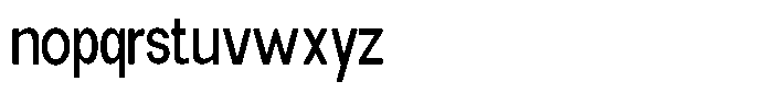 Elvara Sans Condensed Font LOWERCASE