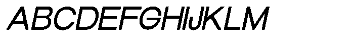 Elvara Sans Expanded Italic Font
