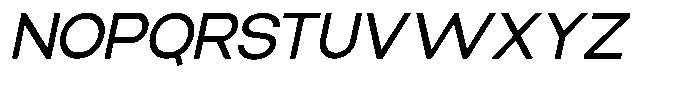 Elvara Sans Expanded Italic Font UPPERCASE